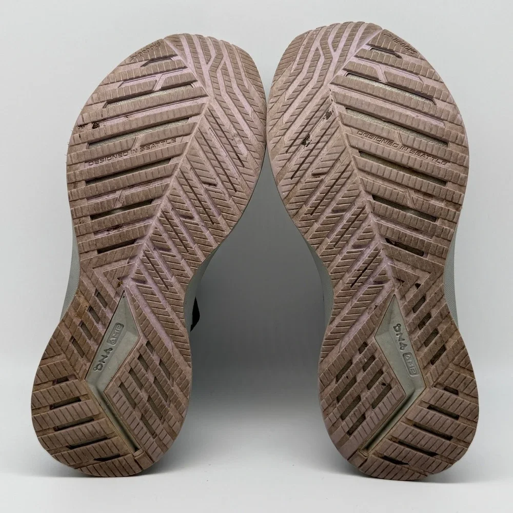 Brooks Levitate 5 Running Shoes Gray Lilac Neutral Knit 1203571B080 Womens 8